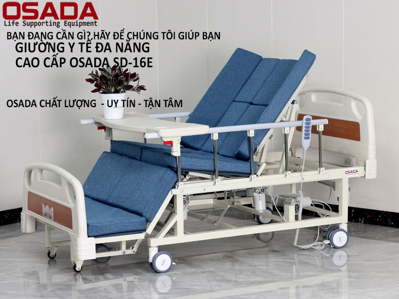 Giường bệnh 4 tay quay OSADA SD-57C