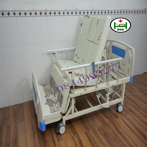 Giường bệnh 4 tay quay Lucass Gb-C41 mới 89%